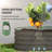 Raised Garden Bed, 7' x 3' x 1' Galvanized Planter Box, Green-143258494-172238301