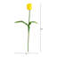 25 po Tiges de tulipes artificielles, ensemble de 3-142567358