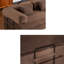 Canapé-lit convertible 77,9 po avec coussin cylindrique - 4-en-1 - Velours côtelé noir-2024686449