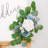 2Pcs Artificial Wedding Arch Flowers, Eucalyptus Garland Drapes For Wedding Decorations Welcome Sign (Set Of 2)