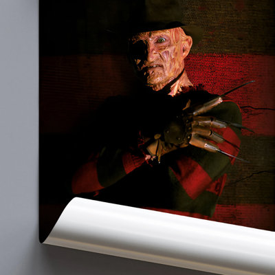  Officially Licensed A Nightmare on Elm Street - Freddy Kruger Art Poster - 24 x 36 Inch - Decorative Print - Poster Paper - Ready to Frame