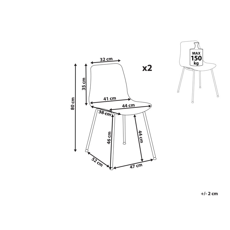Ickes Dining Chair, Black