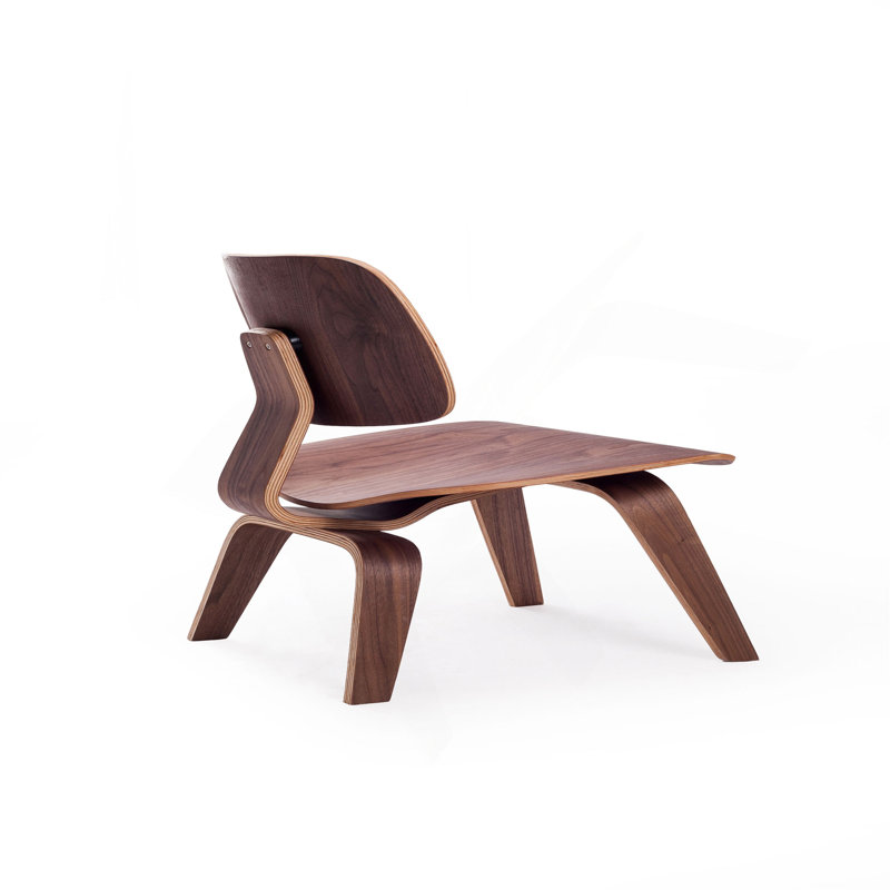 Chaise longue moulée en contreplaqué (lcw)