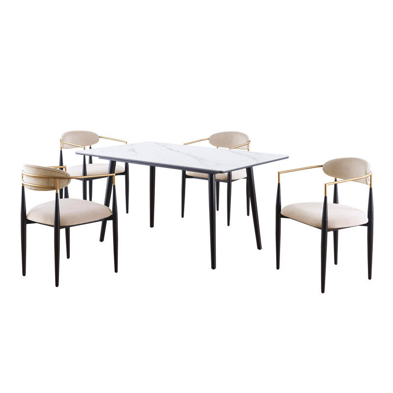 Ensemble de salle à manger 5 pièces Modern Modern