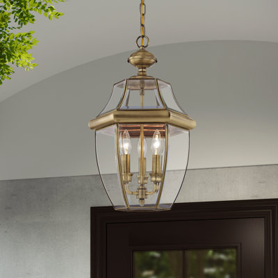 Alexavier 3 -Bulb 19" H Outdoor Hanging Lantern