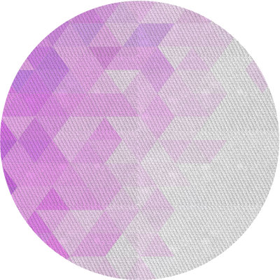 Motif géométrique rose Tapis décoratif