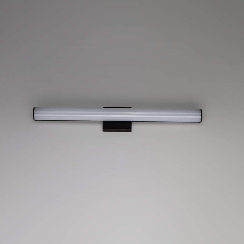 Barre d'éclairage de salle de bain 1 lumière DEL Aylor, Noir