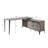 L-Shape Writing Desk With Cabinet-1661992825