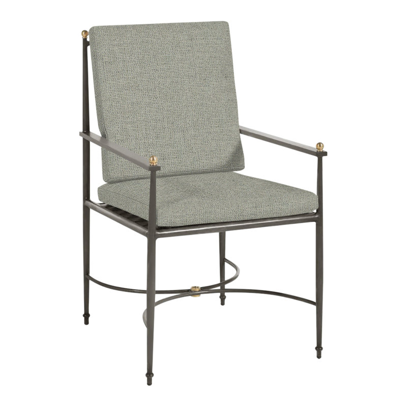 Roma Patio Chair with Cushions, No Welt, Perigold Play Sage