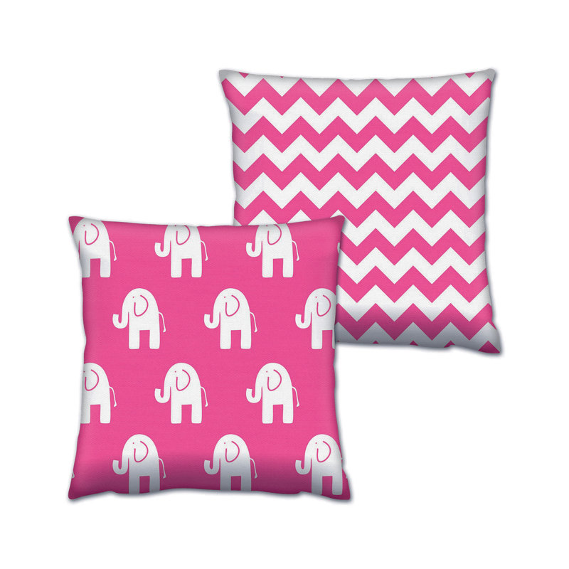 Ensemble de coussins de qualité supérieure (2 pièces), 17,0 x 17,0 pouces | 50% coton / 50% polyester, lavable et repassable | Rembourrage en silicone souple, housses amovibles avec fermetures à glissière dissimulées | Idéal pour le salon et l'ext?