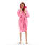 Peignoir 100% microfibre en molleton avec poches et capuche pour les enfants-87460270-87460278