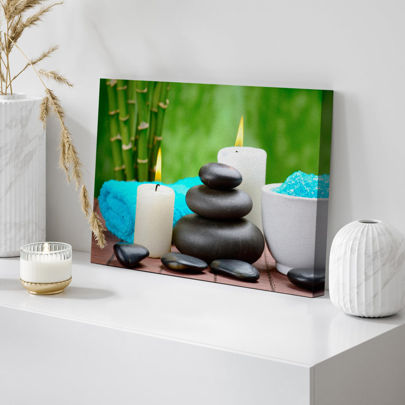 Zen Zen Massage Stone Stone Bath, H 12 po x l 18 po