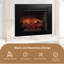 Ensemble d'inserts et de garnitures électriques 28 po Modern Ember Uptown - Ef-tl-28-3 & Trim-28