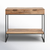 Willow 36'' Solid Wood Top Console Table