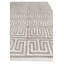 Berlin hand-tufted Leather/Viscose Silver/Ivory Area Rug
