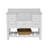 Hitton 48" Single Bathroom Vanity Set with White Cabinet and Quartz Countertop-373362998-374037830
