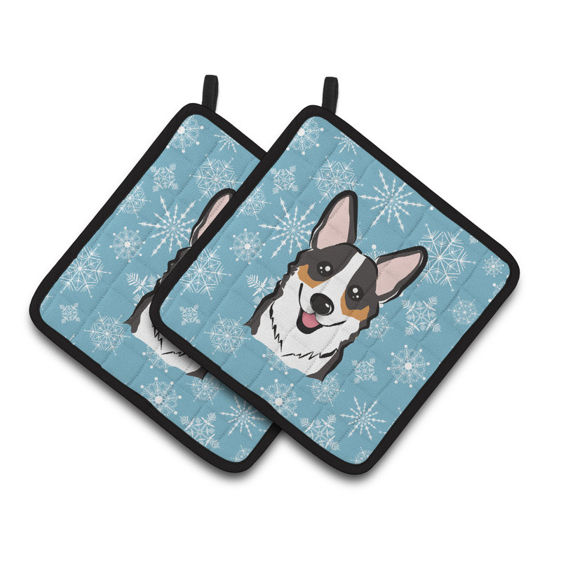 The Holiday Aisle® Ashlynn Polyester Potholder, Tricolor