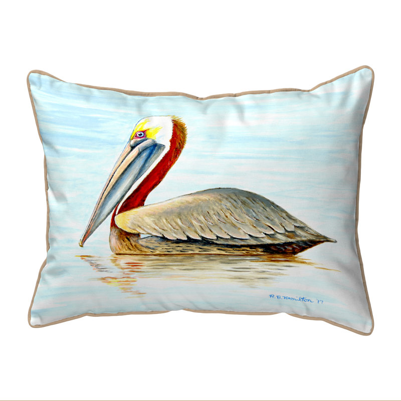 Outdoor Reversible Throw Pillow, Small