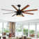 8-Blade Ceiling Fan With Light, Remote Control, Reversible DC Motor and Timer Setting