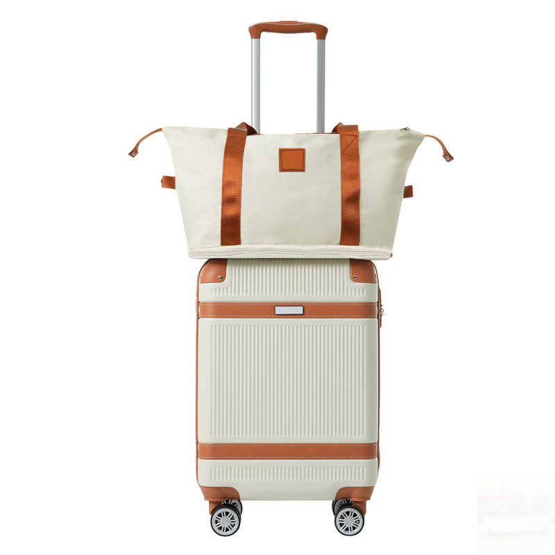 Ensemble de bagages Hardshell 3 pièces, bagage à main de 20 pouces avec roulettes pivotantes, verrou TSA, ABS léger et durable pour le voyage et les affaires