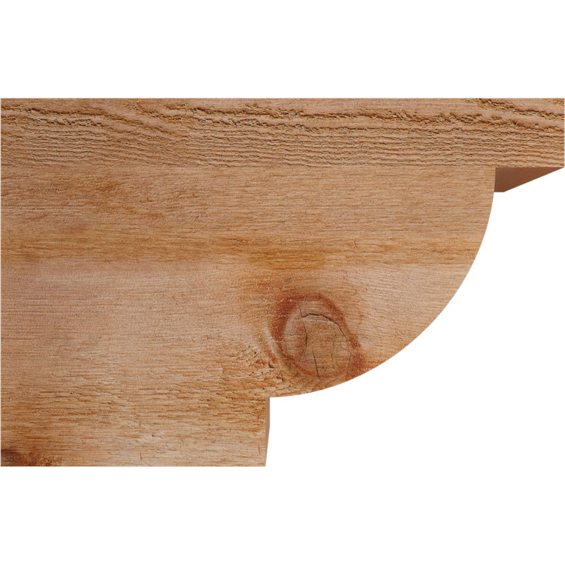 Alpine Rough Sawn, Cèdre rouge, H 12 po x l 18 po x P 4 po