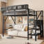 Lit mezzanine simple avec escalier-1204159599