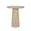 Table d'appoint ronde avec base piédestal