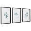 «Simple Sage» par Emma Scarvey - Ensemble de 3 reproductions de cadres photo