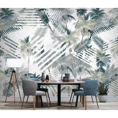 Papier peint amovible exotique Banana Leaf