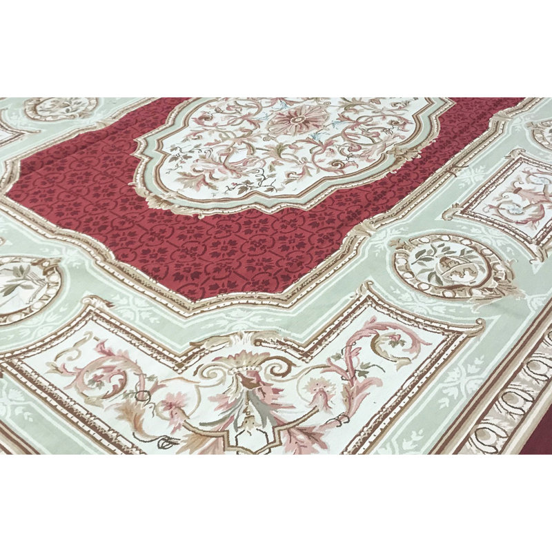 Aubusson Renaissance Wool Oriental Area Rug