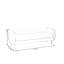 Banc rembourré en cuir de microfibre Modern Simplicity-100887533