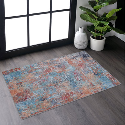 Paillasson multi lavable 2 pi x 3 pi (multicolore, 2 pi x 3 pi)