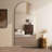 Oversized Arched Frameless Full Length Floor Mirror with Stand, Wall Mounted or Leaning Mirror for Bedroom, Home Gym, Living Room, Entryway-891723360-891723389