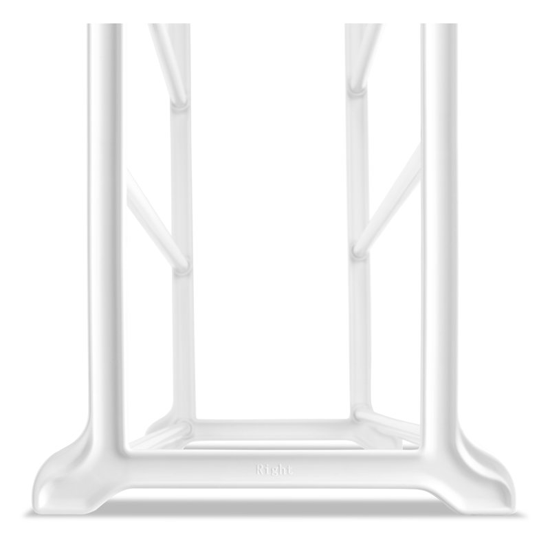 Whitmor White 4-Tier 20 Pair Resin Shoe Rack