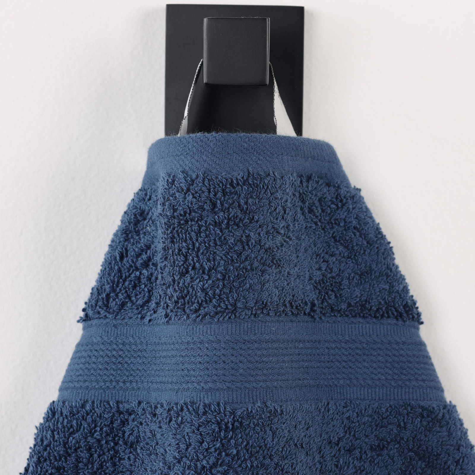 Organic Cotton Towel Set, Navy Blue, 2 Bath Towel Set