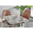 Nonka Extendable Wood Dining Set with 4 Chairs