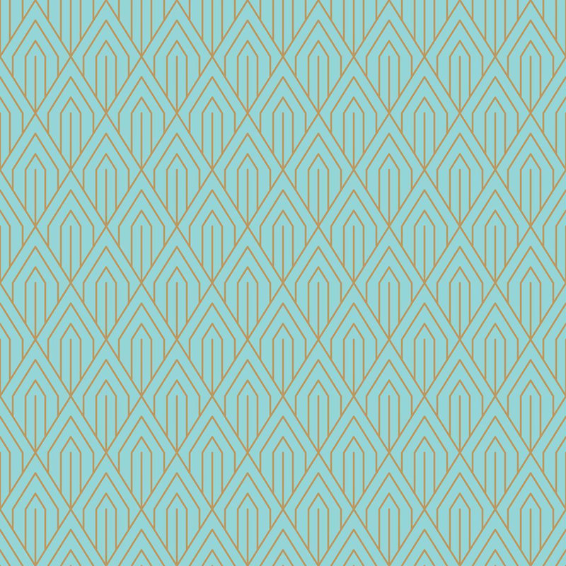 Carreau de papier peint auto-adhésif, Bleu clair, L 10 pi x l 24 pi