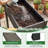 Wood Raised Garden Bed With Greenhouse Cover Mini Portable Greenhouse Kit-113717134