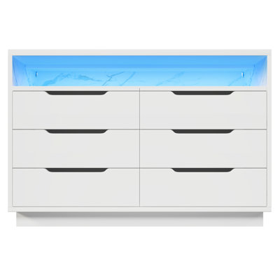 120cm W 6 - Drawer Chest of Drawers