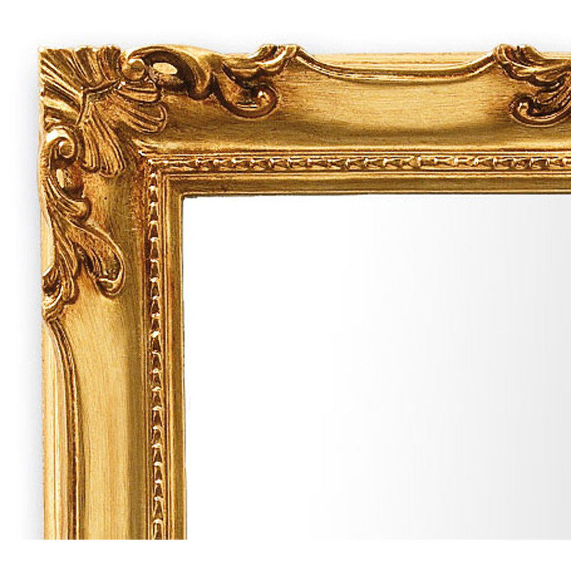 Vegamwala Solid Wood Flat Wall Mirror