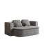 Canapé-lit pliable et convertible en mousse 75 po 2-en-1 Boneless de Boneless-1613912449