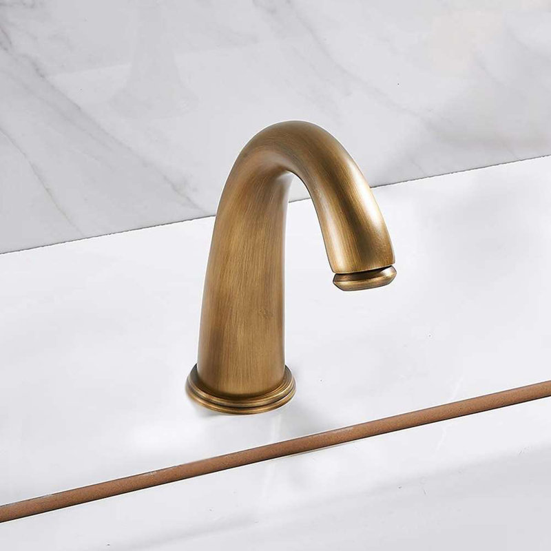 Fontana Antique Brass Commercial Automatic Touchless Faucet