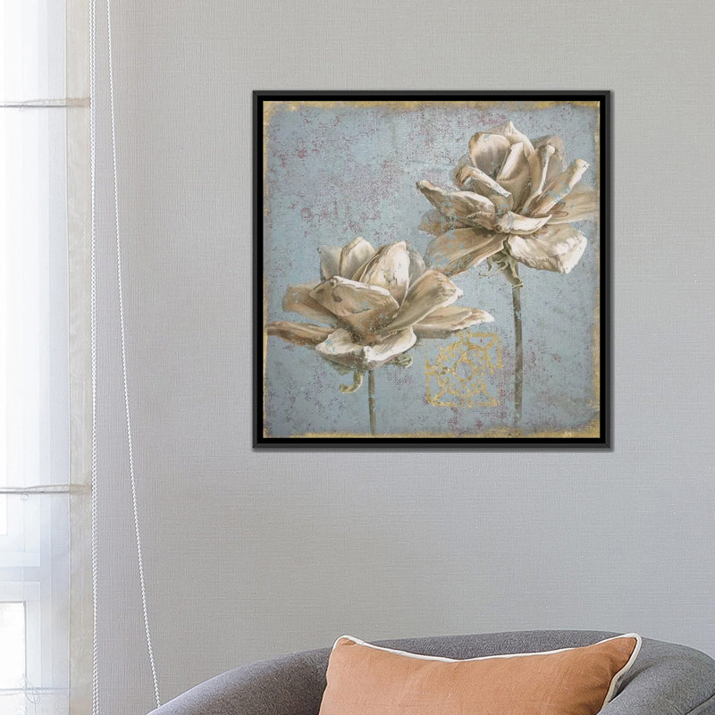 Seed Pod II, reproduction d'art sur toile tendue, H 18 po x l 18 po x P 1,5 po, Toile encadrée noire, Pas de tapis