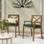 Chaise de patio avec coussin Bevelyn-1857329311