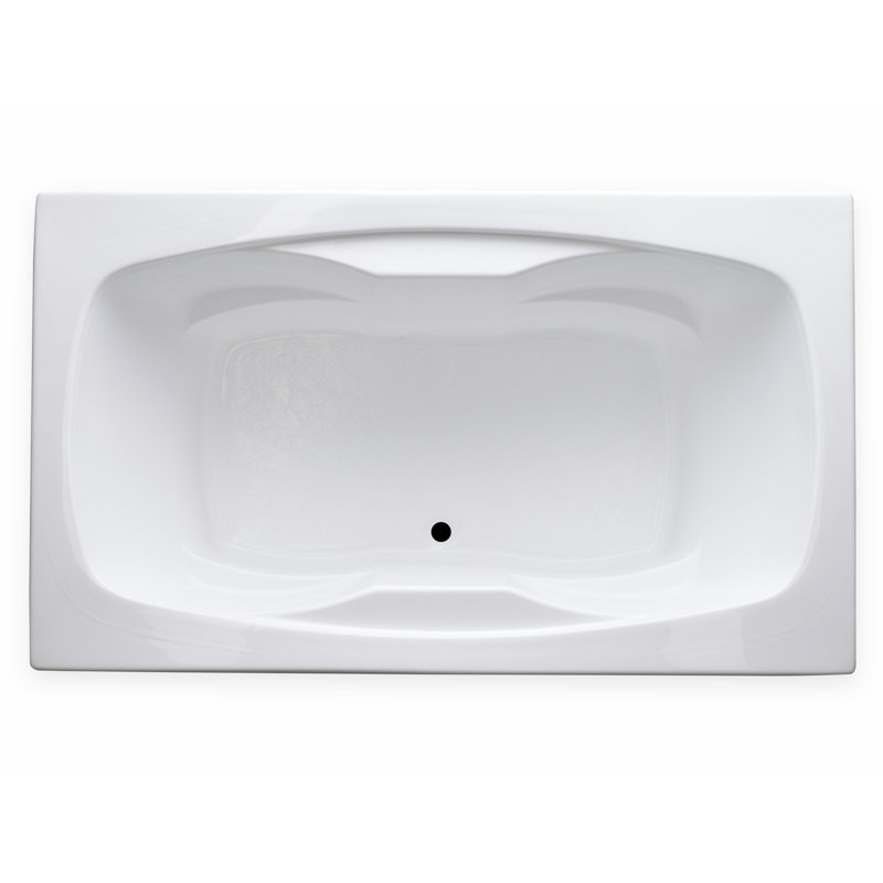 72'' x 42'' Drop-In Soaking Acrylic Bathtub