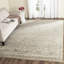 Tapis oriental gris / ivoire en laine noué à la main Solomon-21600665