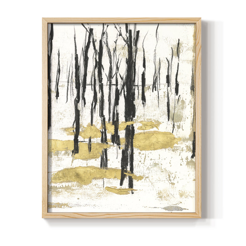 Gilded Winter I Framed Print - Solid Wood