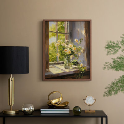 Reproduction encadrée FLORAL Series DCCLxxxviii - bois massif