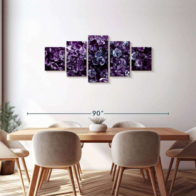 Purple Plastic, 30" H x 68" W