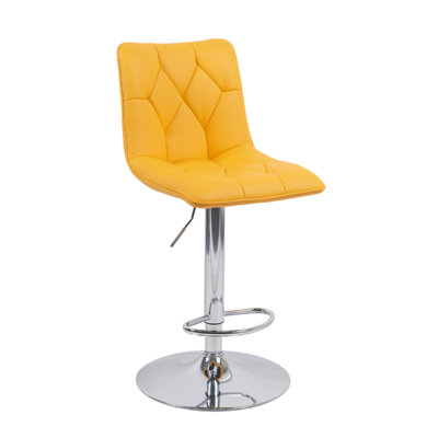 Pu Bar Stool 2pcs Black